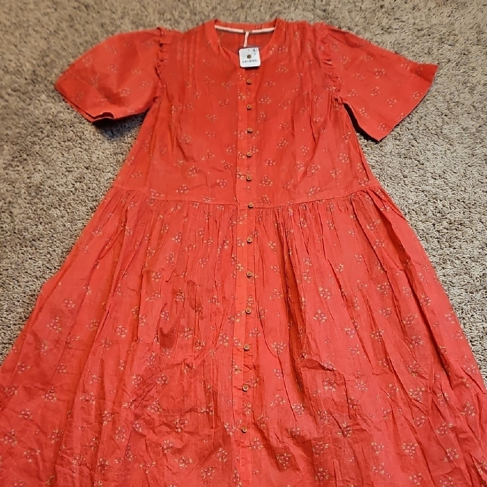 Free People Bella Mae Floral Midi Dress - Picture 7 of 12